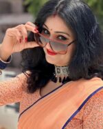 Women Printed Stylish Saree with Unstitched Blouse (ANC0041)